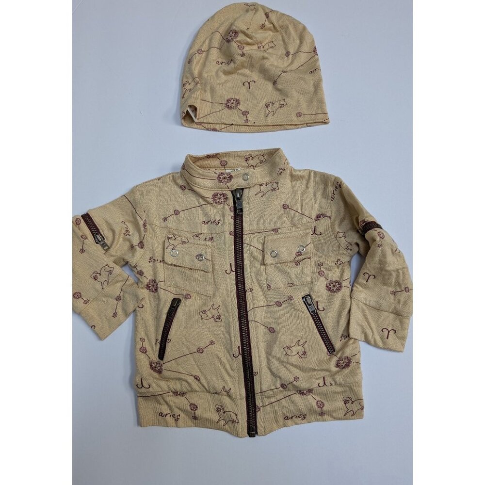 Kate Quinn Bamboo Aries Motorcycle Jacket Beanie Bundle 3-6 Zodiac Signs